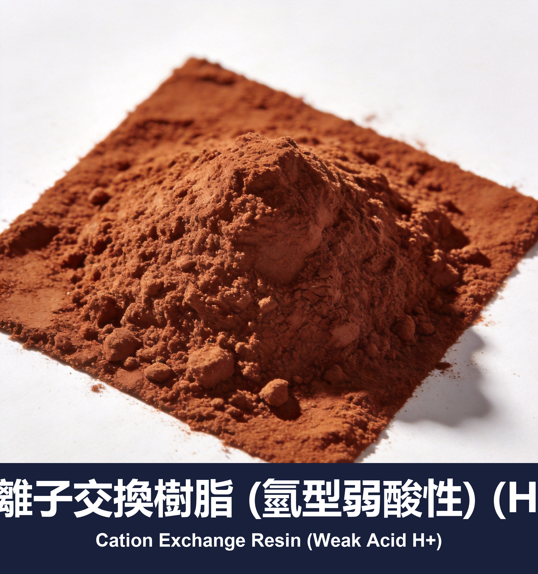 陽離子交換樹脂 (氫型弱酸性) (H+)