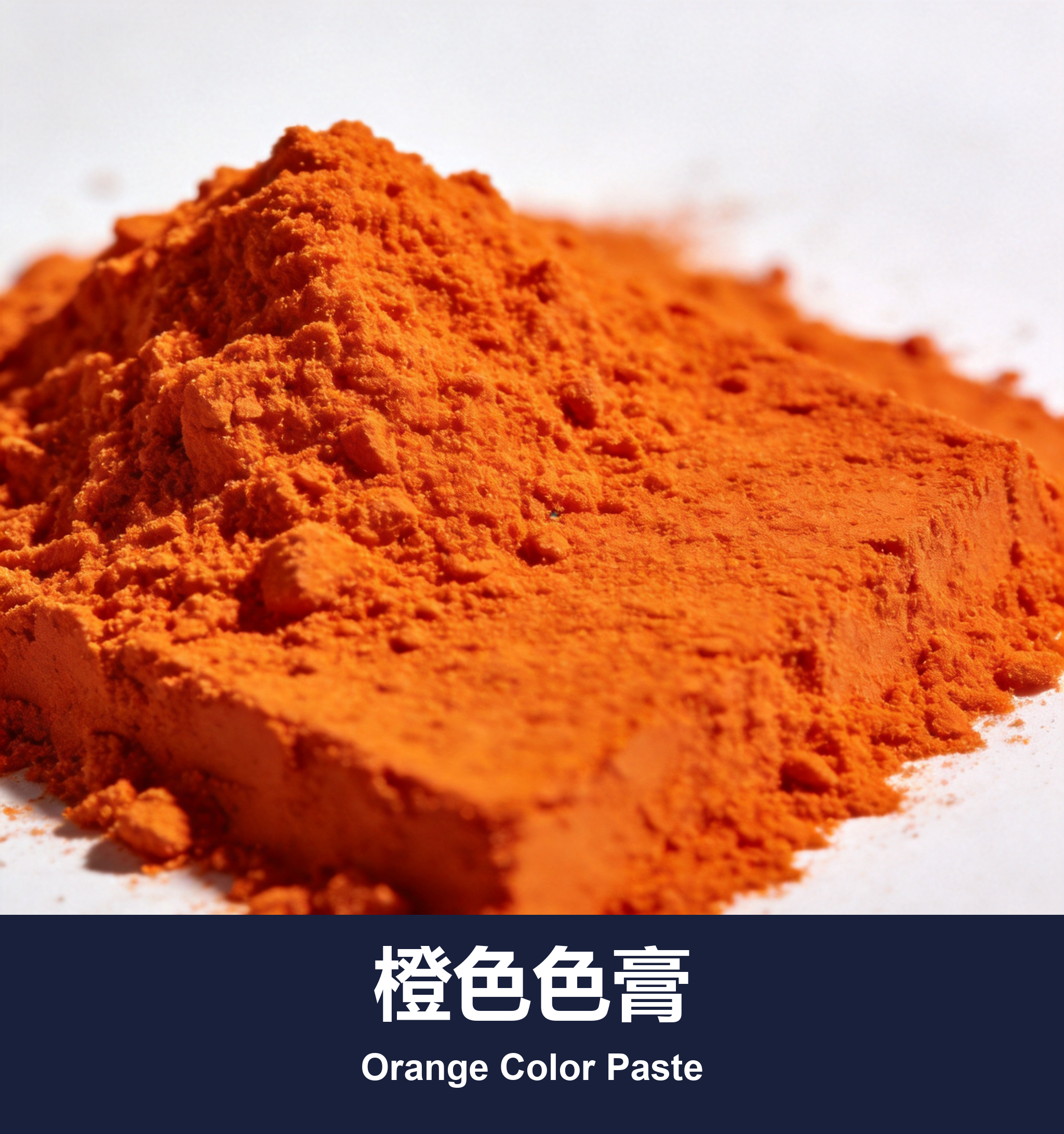 橙色色膏